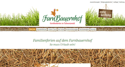 Desktop Screenshot of farnbauernhof.de