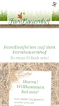 Mobile Screenshot of farnbauernhof.de